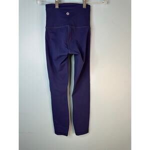 Lululemon Align Crop leggings navy/dark blue shade 22-inch Size 2 High waist